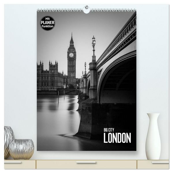 Produktbild: Big City London (hochwertiger Premium Wandkalender 2026 DIN A2 hoch), Kunstdruck in Hochglanz