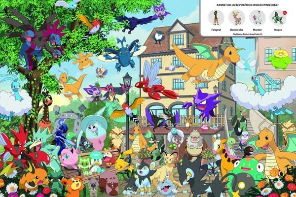 Produktbild: Pok&eacute;mon: Willkommen in Paldea!: Suchen &ndash; R&auml;tseln &ndash; Stickern &ndash; Malen