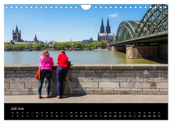 Produktbild: K&ouml;lner - Blickwinkel (Wandkalender 2026 DIN A4 quer), CALVENDO Monatskalender