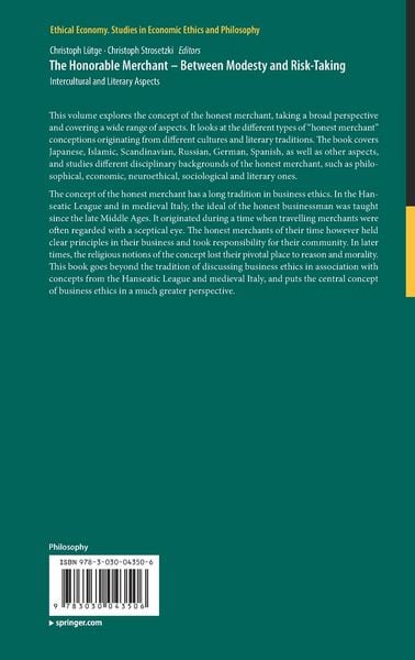 Produktbild: The Honorable Merchant &ndash; Between Modesty and Risk-Taking