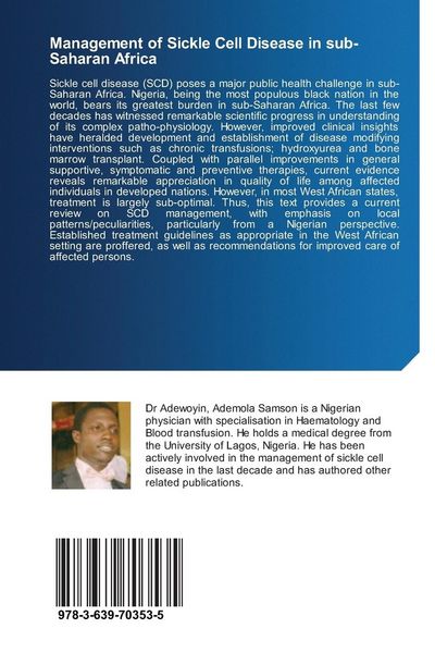 Produktbild: Management of Sickle Cell Disease in sub-Saharan Africa