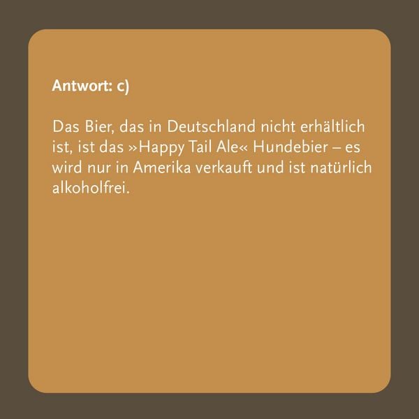 Produktbild: Unn&uuml;tzes Wissen Bier-Quiz