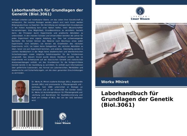 Produktbild: Laborhandbuch f&uuml;r Grundlagen der Genetik (Biol.3061)