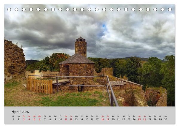 Produktbild: Historisches Erzgebirge (Tischkalender 2026 DIN A5 quer), CALVENDO Monatskalender