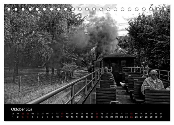 Produktbild: Ein Jahr mit der Schmalspurbahn aus Zittau (Tischkalender 2026 DIN A5 quer), CALVENDO Monatskalender