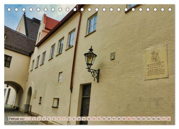 Produktbild: Hier war Martin Luther (Tischkalender 2027 DIN A5 quer), CALVENDO Monatskalender