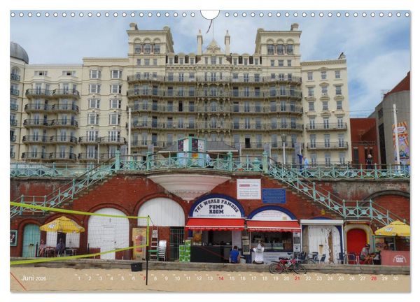 Produktbild: Brighton Pier Bunter Sommer (Wandkalender 2026 DIN A3 quer), CALVENDO Monatskalender