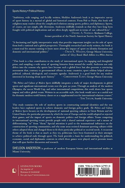 Produktbild: Politics and Culture of Modern Sports