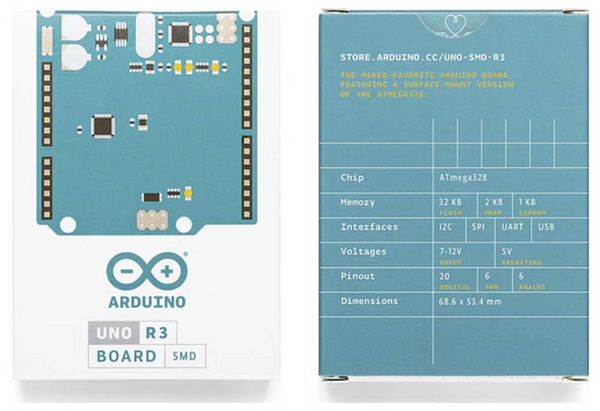 Produktbild: Arduino A000073 Board Uno Rev3 SMD Core ATMega328