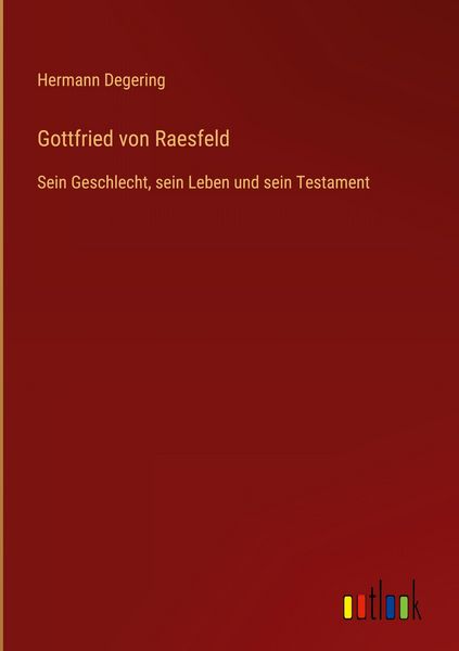 Produktbild: Gottfried von Raesfeld