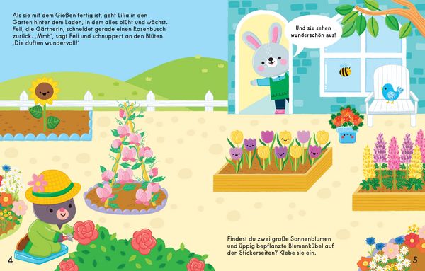 Produktbild: Cosy-Stickerwelt: Ein Tag im Blumenladen