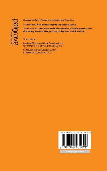 Produktbild: Linguistic Meaning, Truth Conditions and Relevance