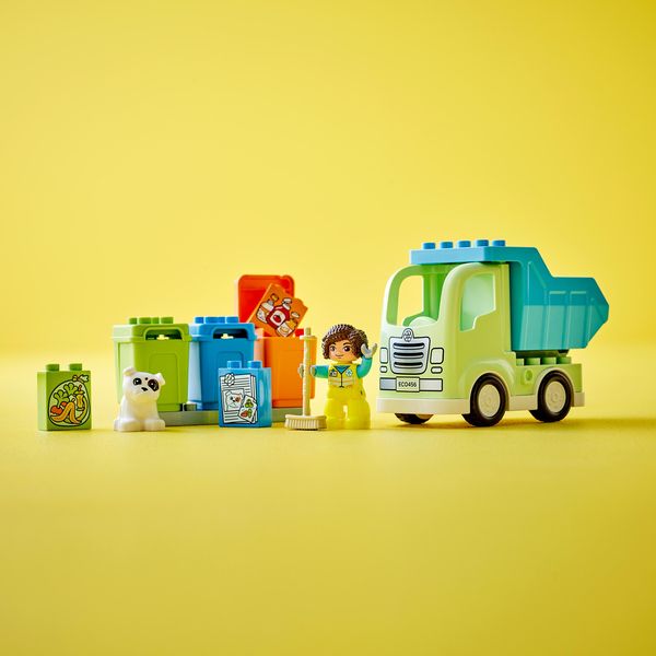 LEGO DUPLO 10987 Recycling-LKW Müllwagen-Spielzeug ab 2 Jahren