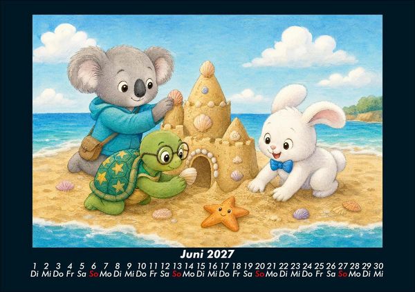 Produktbild: Seesterne und Muscheln 2027 Fotokalender DIN A5