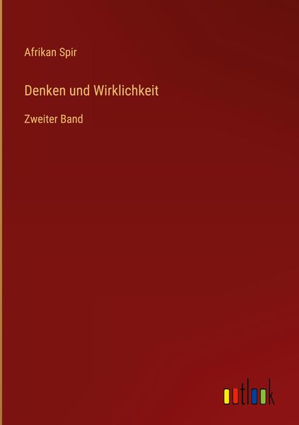 Produktbild: Denken und Wirklichkeit