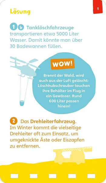 Produktbild: WAS IST WAS Kids Quiz + Spiel Feuerwehr