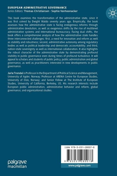 Produktbild: Governing the Contemporary Administrative State