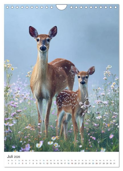 Produktbild: Wild und Wundervoll (Wandkalender 2026 DIN A4 hoch), CALVENDO Monatskalender