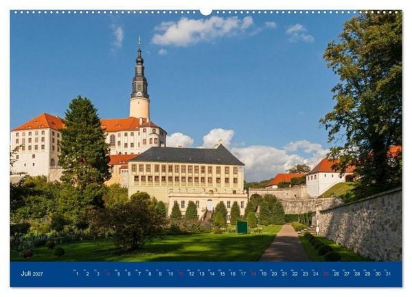 Produktbild: Sachsens Schl&ouml;sser und Burgen (hochwertiger Premium Wandkalender 2027 DIN A2 quer), Kunstdruck in Hochglanz
