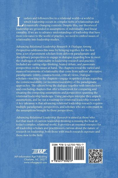 Produktbild: Advancing Relational Leadership Research