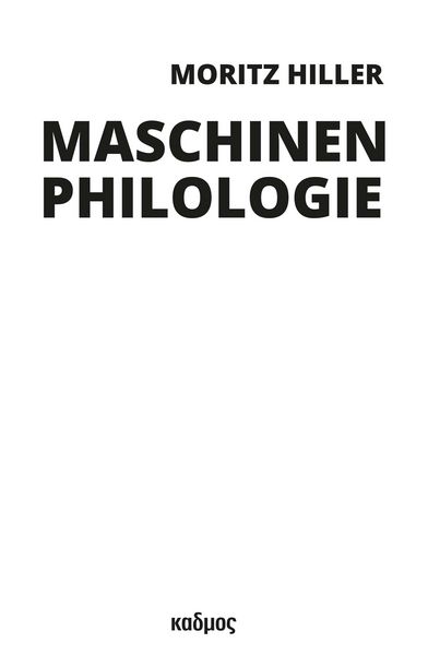 Produktbild: Maschinenphilologie