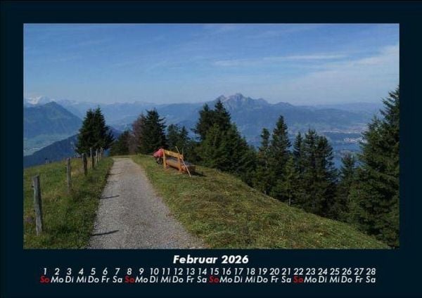 Produktbild: Wanderlust 2026 Fotokalender DIN A5