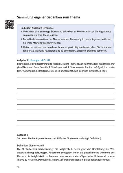 Produktbild: Klett Klausur-Training - Deutsch Er&ouml;rterung