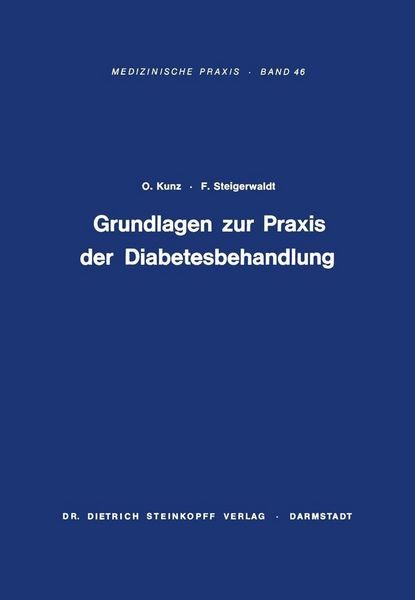 Produktbild: Grundlagen zur Praxis der Diabetesbehandlung