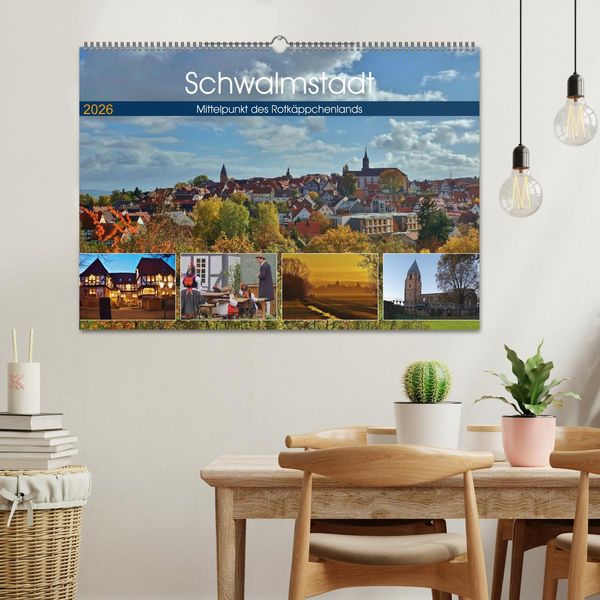 Produktbild: Schwalmstadt - Mittelpunkt des Rotk&auml;ppchenlands (Wandkalender 2026 DIN A2 quer), CALVENDO Monatskalender