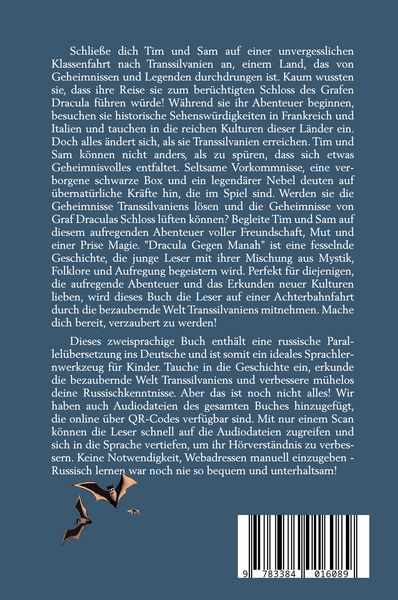 Produktbild: Lerne russische Sprache mit Dracula Gegen Manah und mache dich bereit, verzaubert zu werden!