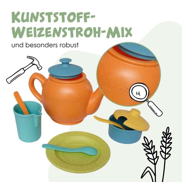 Produktbild: alldoro - Teeservice f&uuml;r Kinderk&uuml;che, 15-teilig