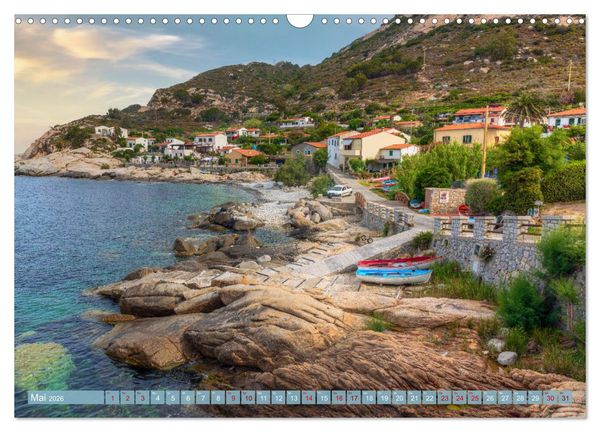 Produktbild: Trauminsel Elba: Mediterranes Paradies f&uuml;r Romantiker (Wandkalender 2026 DIN A3 quer), CALVENDO Monatskalender