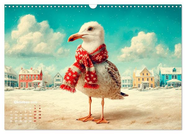 Produktbild: M&ouml;wen on Tour (Wandkalender 2026 DIN A3 quer), CALVENDO Monatskalender