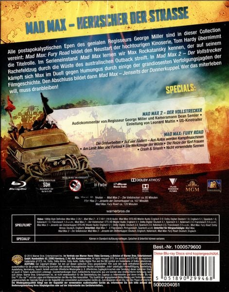 Produktbild: Mad Max - Collection
