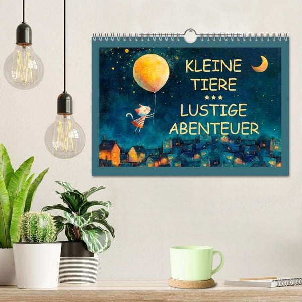 Produktbild: Kleine Tiere - Lustige Abenteuer (Wandkalender 2026 DIN A4 quer), CALVENDO Monatskalender