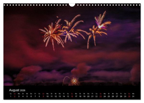 Produktbild: Das Feuerwerk (Wandkalender 2026 DIN A3 quer), CALVENDO Monatskalender