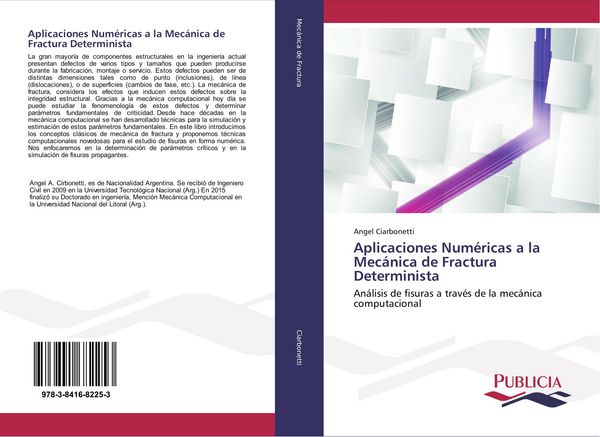 Produktbild: Aplicaciones Num&eacute;ricas a la Mec&aacute;nica de Fractura Determinista