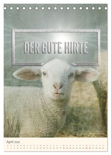 Produktbild: Namen von Jesus (Tischkalender 2026 DIN A5 hoch), CALVENDO Monatskalender
