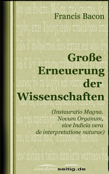 Produktbild: Gro&szlig;e Erneuerung der Wissenschaften