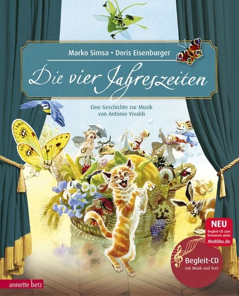 Produktbild: Die vier Jahreszeiten (Das musikalische Bilderbuch mit CD und zum Streamen)