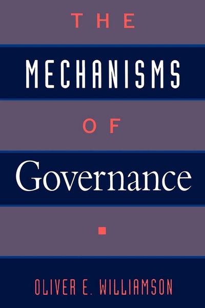 Produktbild: The Mechanisms of Governance