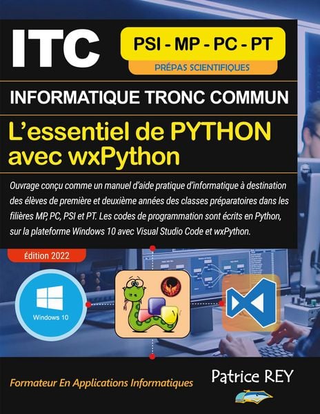Produktbild: ITC - MPSI - Essentiel De Python Avec wxPython