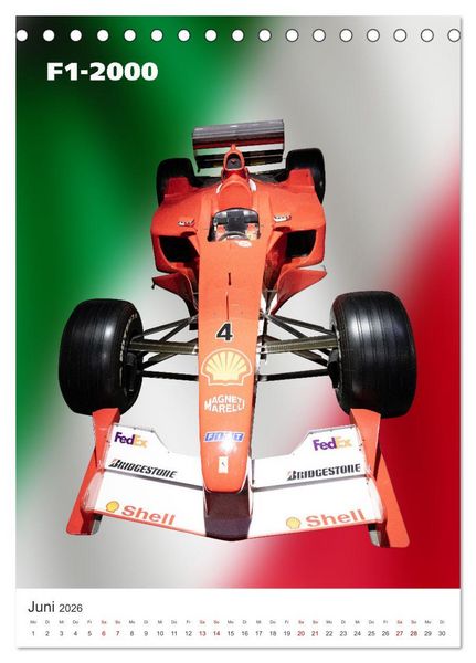 Produktbild: Il Mondo Ferrari (Tischkalender 2026 DIN A5 hoch), CALVENDO Monatskalender