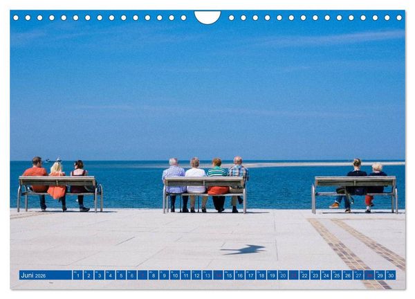 Produktbild: Blick auf Borkum (Wandkalender 2026 DIN A4 quer), CALVENDO Monatskalender