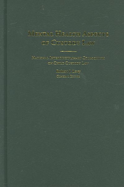 Produktbild: Mental Health Aspects Of Custody Law