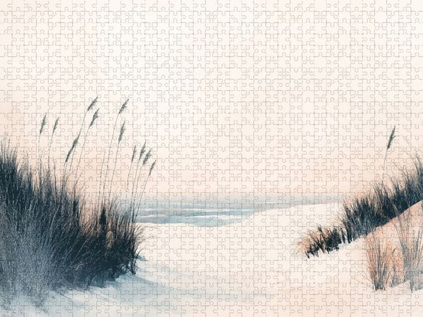 Produktbild: CALVENDO Puzzle ei wie das Meer: still, wenn es n&ouml;tig ist | 1000 Teile Lege-Gr&ouml;&szlig;e 64x48cm Foto-Puzzle f&uuml;r gl&uuml;ckliche Stunden