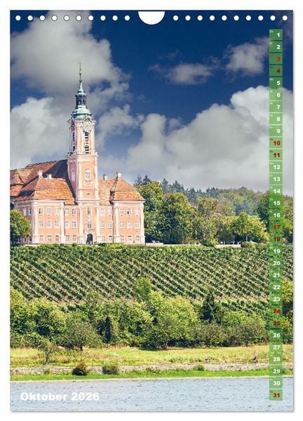 Produktbild: &Uuml;berlingen Perle am Bodensee (Wandkalender 2026 DIN A4 hoch), CALVENDO Monatskalender