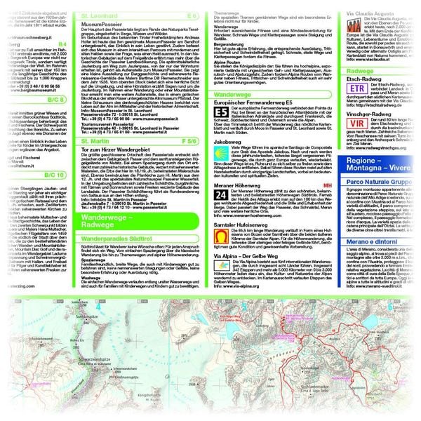 Produktbild: Meran/Merano Wander- und Radkarte