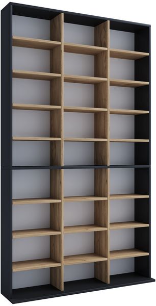Produktbild: Holz CD DVD Standregal B&uuml;cherregal Regal Megosa XL