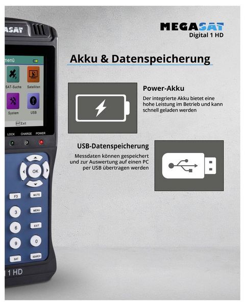 Produktbild: MegaSat Digital 1 HD SAT Finder